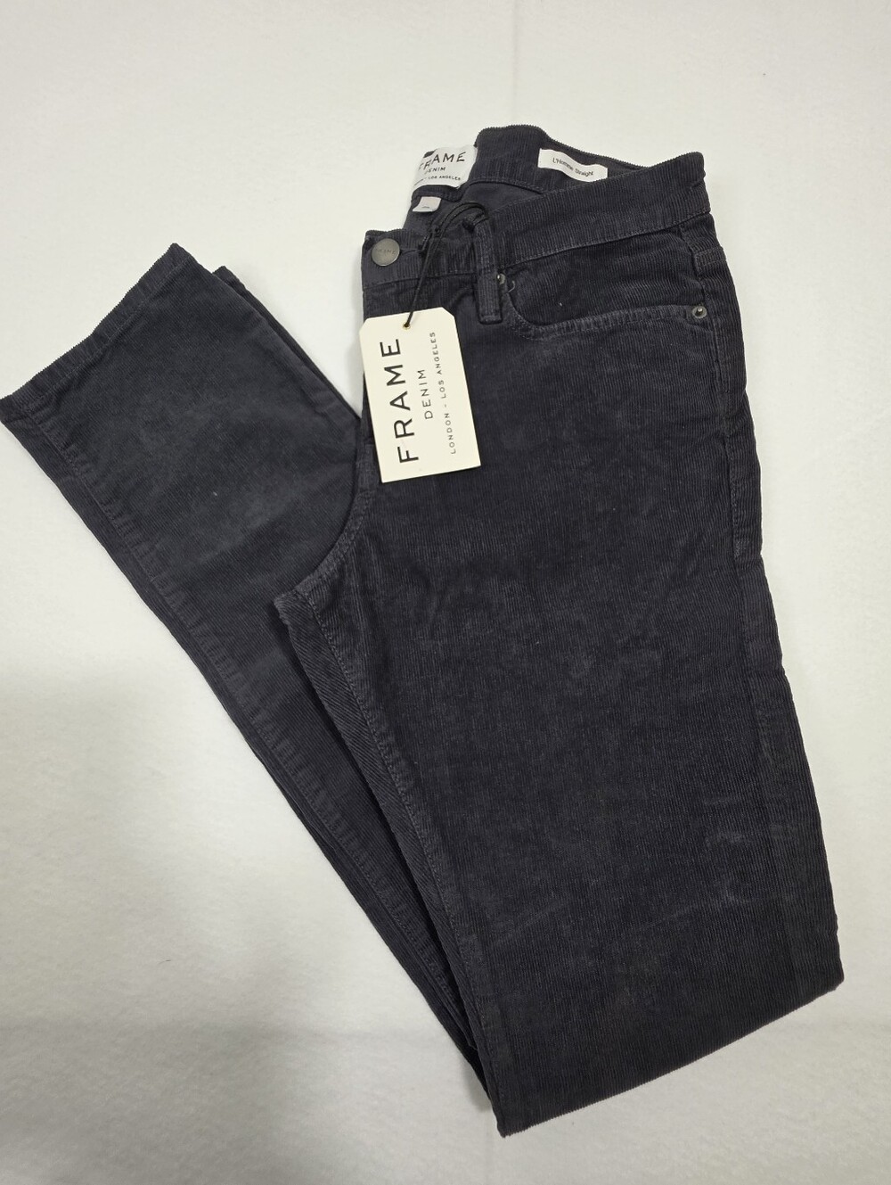 Frame Denim L'homme Straight Corduroy Vintage Grey 29
